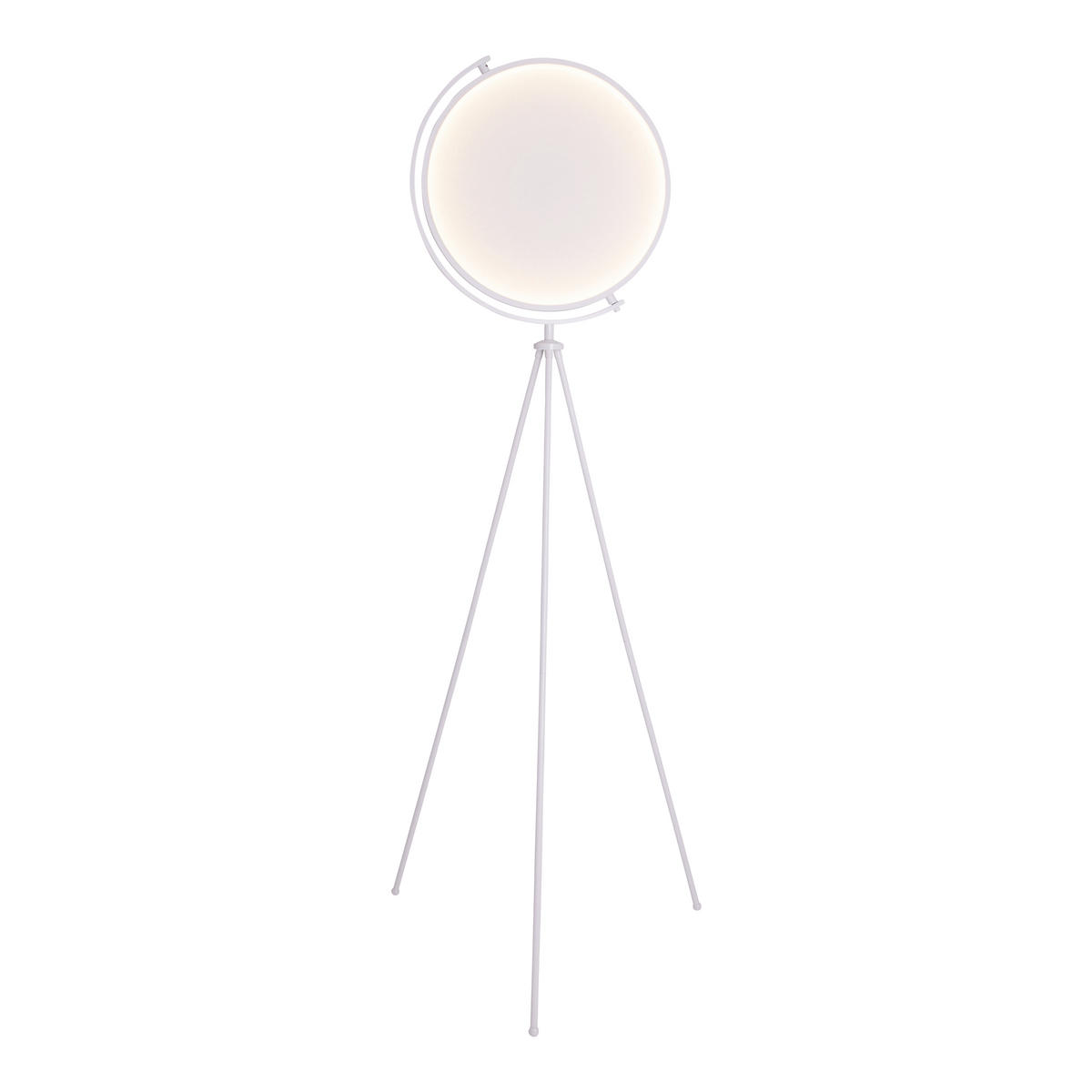 LED-STEHLEUCHTE 41/156 cm    - Weiß, Design, Kunststoff/Textil (41/156cm) - Näve