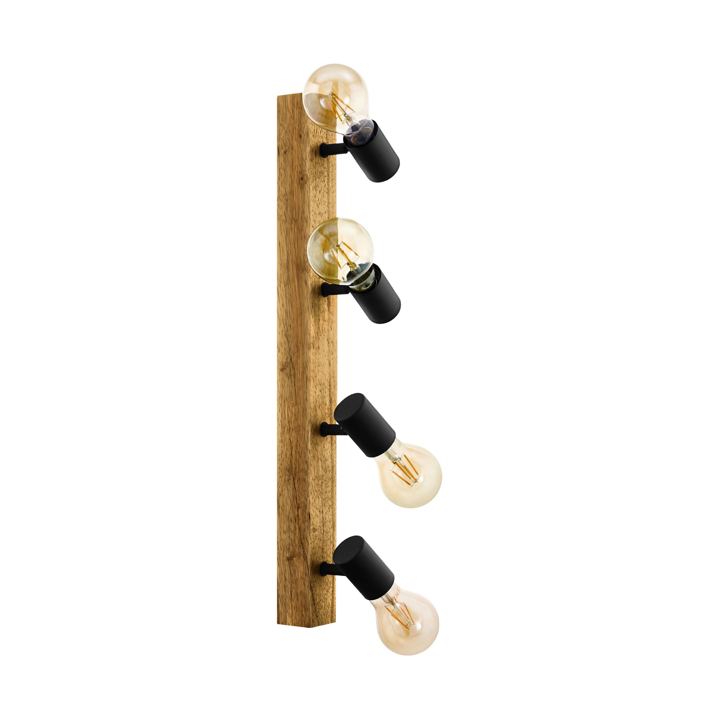 SPOTLIGHT   - brun/svart, Natur, metall/trä (5/63cm) - Eglo