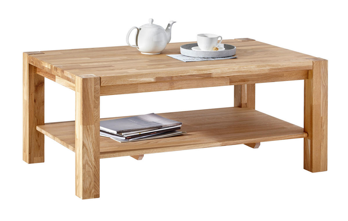 DOHÁNYZÓASZTAL fa 110/70/45 cm   - tölgyfa színű, Konventionell, fa (110/70/45cm) - Linea Natura