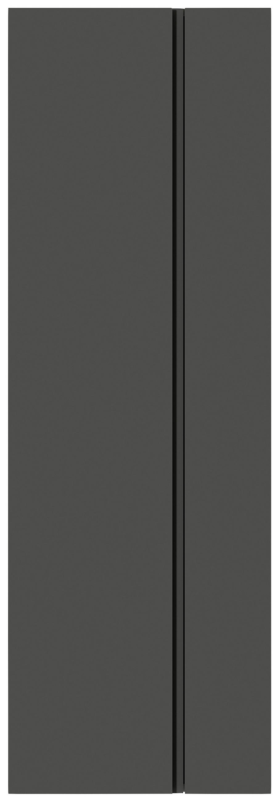 GARDEROBENSCHRANK Gardasee  in 60/179/33 cm  - Anthrazit, Design, Holzwerkstoff (60/179/33cm) - Moderano