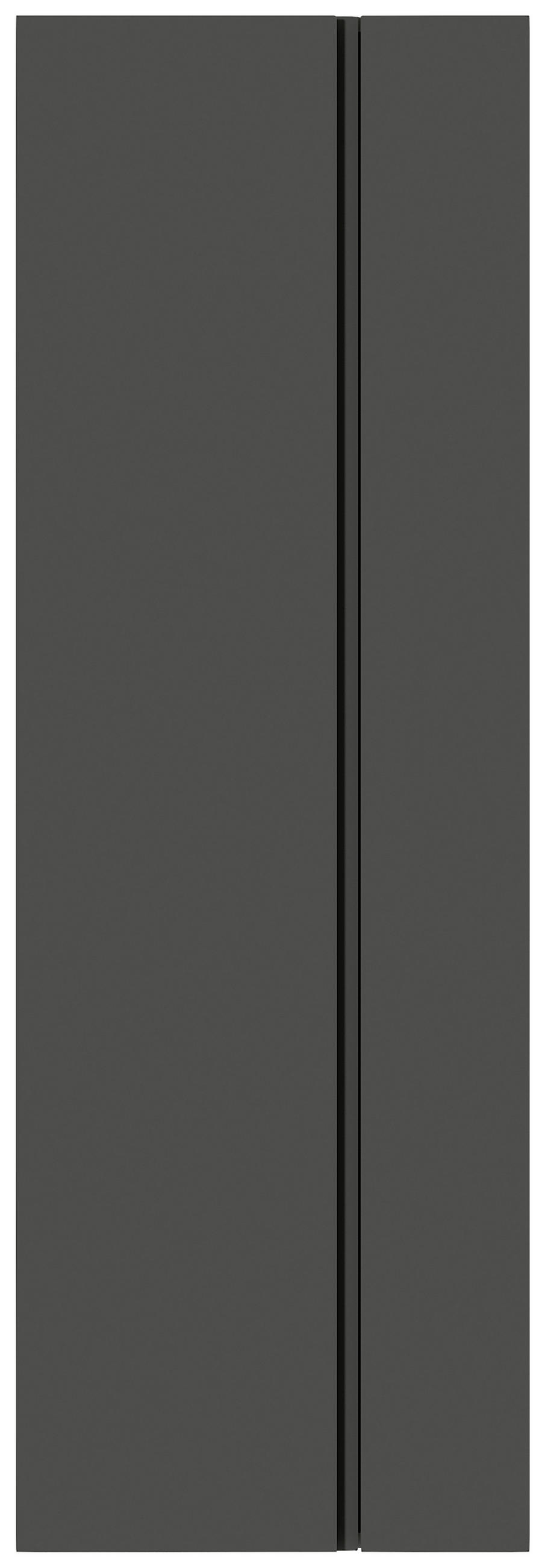 GARDEROBENSCHRANK Gardasee  in 60/179/33 cm  - Anthrazit, Design, Holzwerkstoff (60/179/33cm) - Moderano