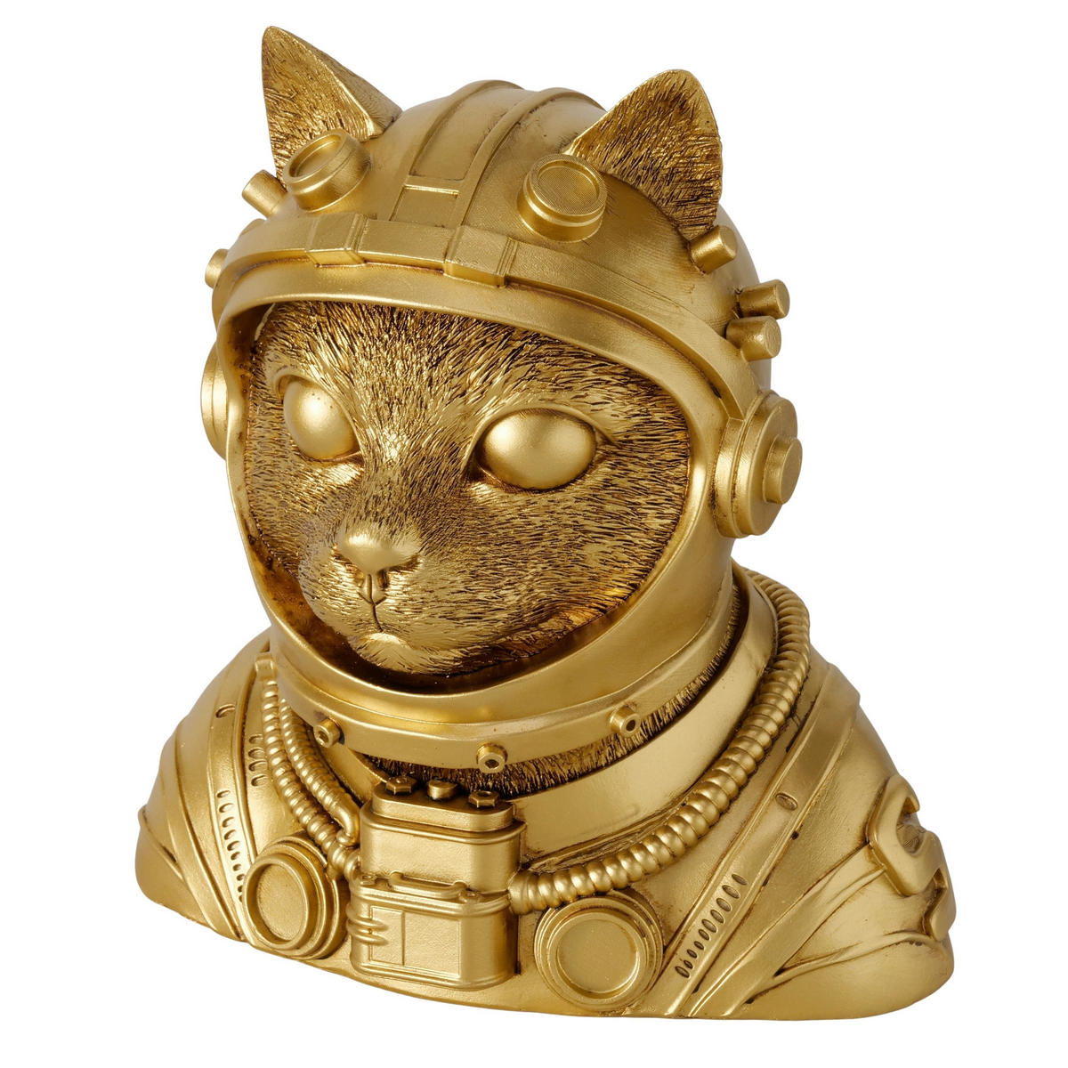 SKULPTUR - guldfärgad, Basics, plast (23/18/25cm)