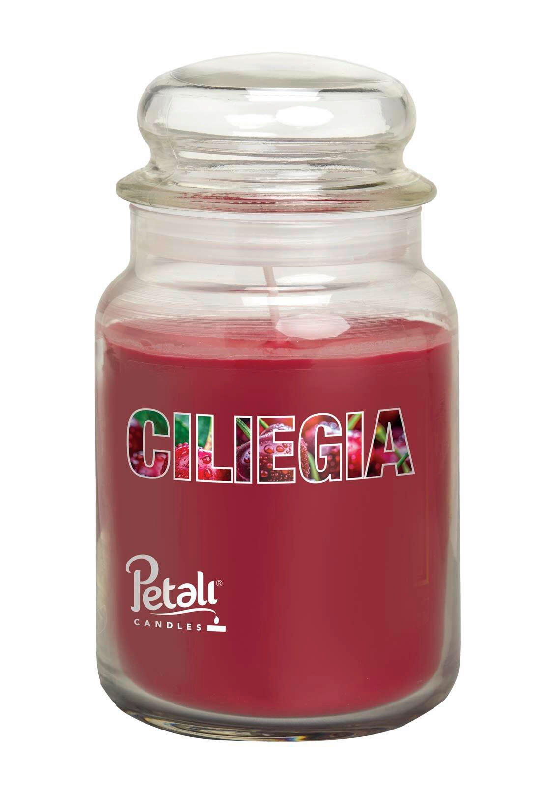 SVIJEĆA MIRISNA  tamno ružičasta  - tamno ružičasta, Basics, staklo/prirodni materijali (9/9/18cm)