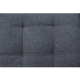 ECKSOFA Anthrazit Chenille  inkl. Bettkasten, Schlaffunktion, Rücken echt, Kopfteilverstellung, Liegefläche im Originalstoff  - Chromfarben/Anthrazit, KONVENTIONELL, Kunststoff/Textil (205/260cm) - Carryhome