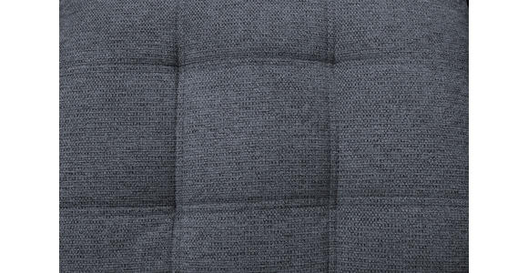 ECKSOFA Anthrazit Chenille  inkl. Bettkasten, Schlaffunktion, Rücken echt, Kopfteilverstellung, Liegefläche im Originalstoff  - Chromfarben/Anthrazit, KONVENTIONELL, Kunststoff/Textil (205/260cm) - Carryhome