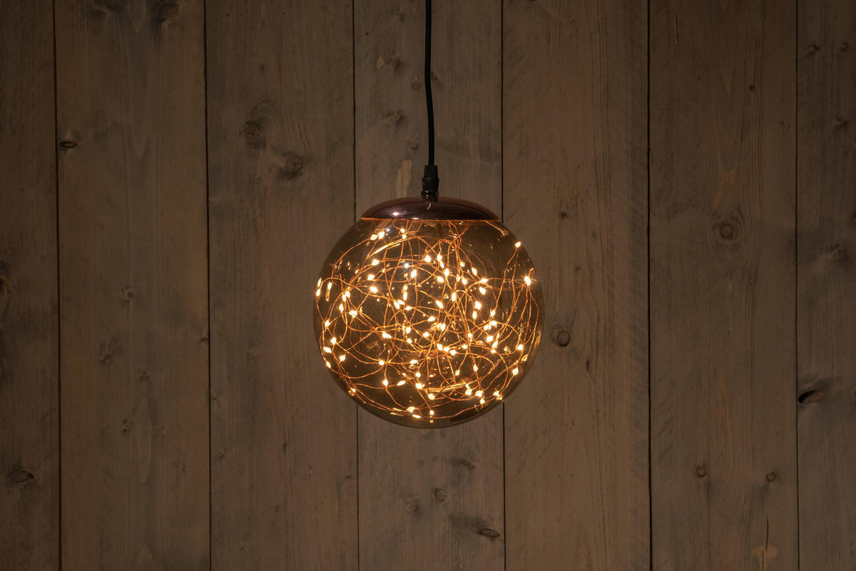 LED-DEKOLEUCHTE - Design, Glas (18cm) - X-Mas