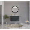 BADEZIMMER 3-teilig  in  - Weiß Hochglanz/Anthrazit, MODERN, Keramik/Holzwerkstoff (91/126/51cm) - MID.YOU