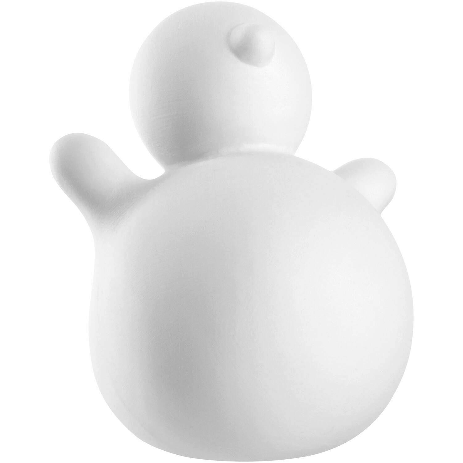 SCHNEEMANN - Weiß, LIFESTYLE, Keramik (4,60/6,00/4,60cm) - Leonardo