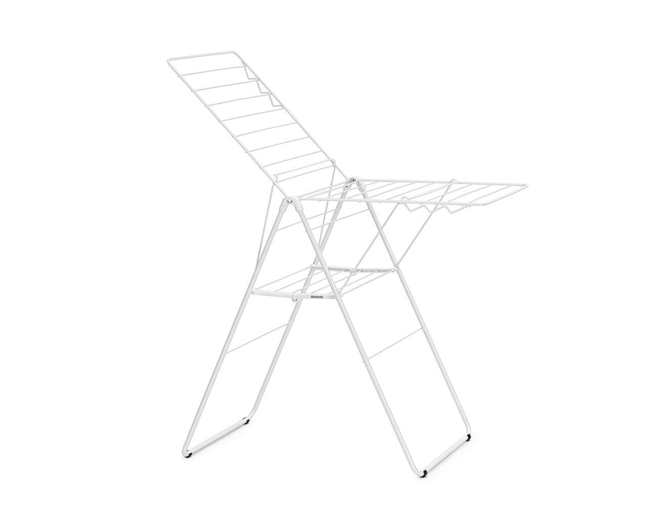 POKONČNO STOJALO ZA PERILO - bela, Basics, kovina (59/98/5cm) - Brabantia