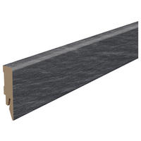 SOCKELLEISTE Schiefer Schwarz  - Schwarz, KONVENTIONELL, Holzwerkstoff (240/1.4/5.8cm) - Egger Holzwerkstoffe