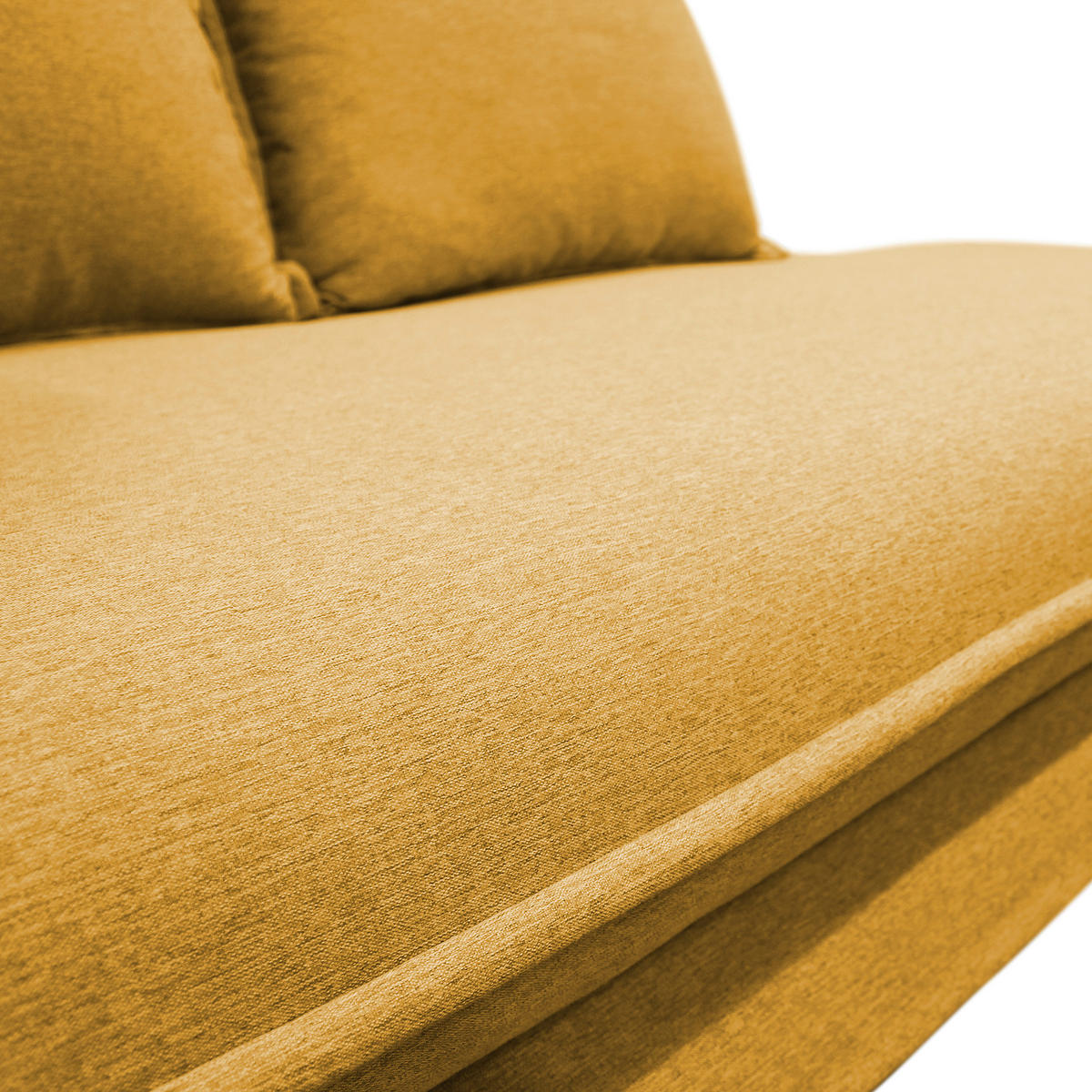 LIEGE Flachgewebe Gelb  - Gelb/Silberfarben, Design, Kunststoff/Textil (107/84/99/224cm) - MID.YOU