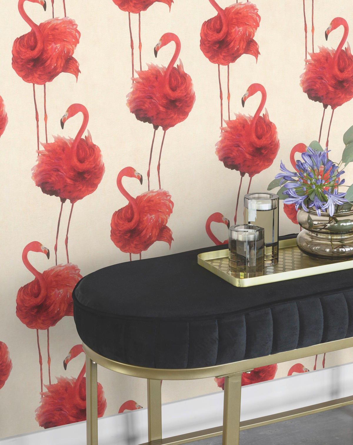 TAPETE - Rosa, Trend, Textil (600/53cm) - Tesa