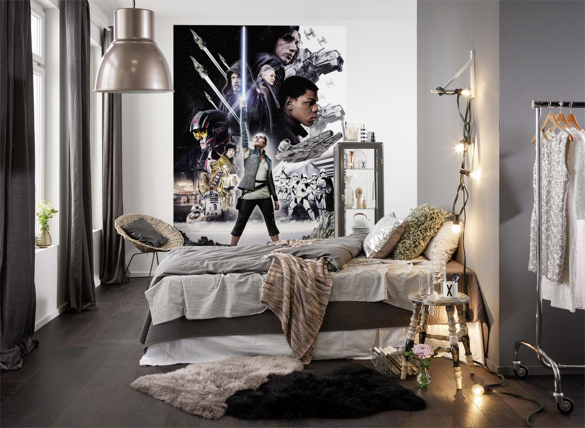 FOTOTAPETE Star Wars  - Design, Papier (184/254cm) - Disney