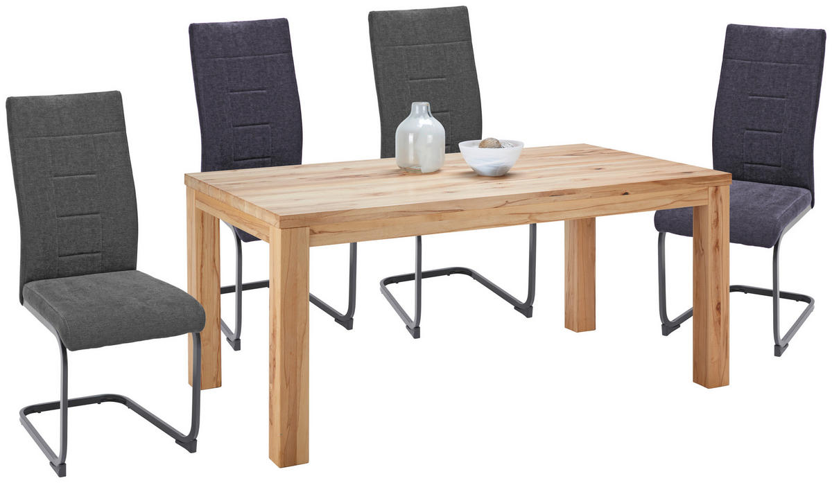 JEDÁLENSKÝ STÔL, divý jadrový buk, farba buka, 160/90/75 cm - farba buka, Natur, drevo (160/90/75cm) - Linea Natura