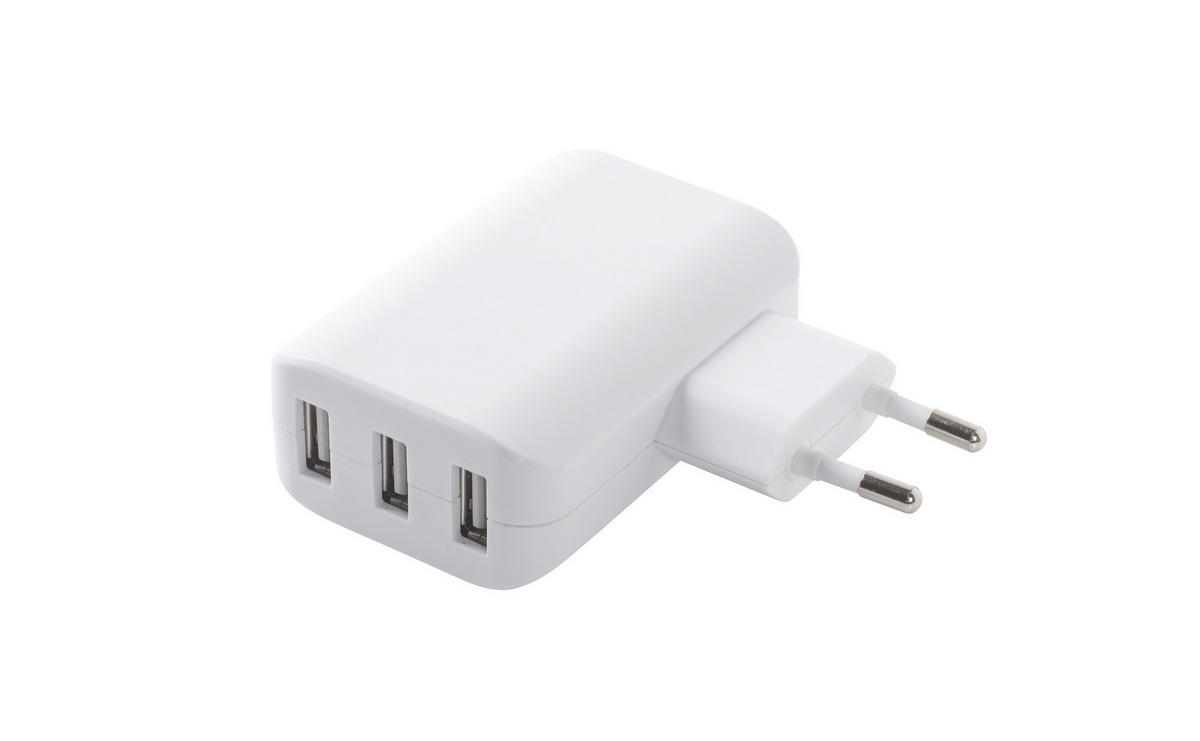 USB-LADDARE - vit, Basics, plast (9/9/3cm)