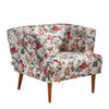 SESSEL Webstoff Multicolor    - Buchefarben/Multicolor, Design, Holz/Textil (85/71/80cm) - Ambia Home