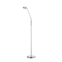 LED-STEHLEUCHTE 23/150 cm    - Chromfarben/Nickelfarben, Design, Glas/Metall (23/150cm) - Fischer & Honsel