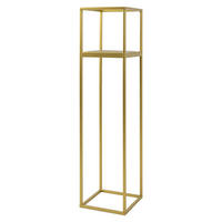 BLUMENSTÄNDER in Metall  - Goldfarben, Basics, Metall (19/77/19cm)