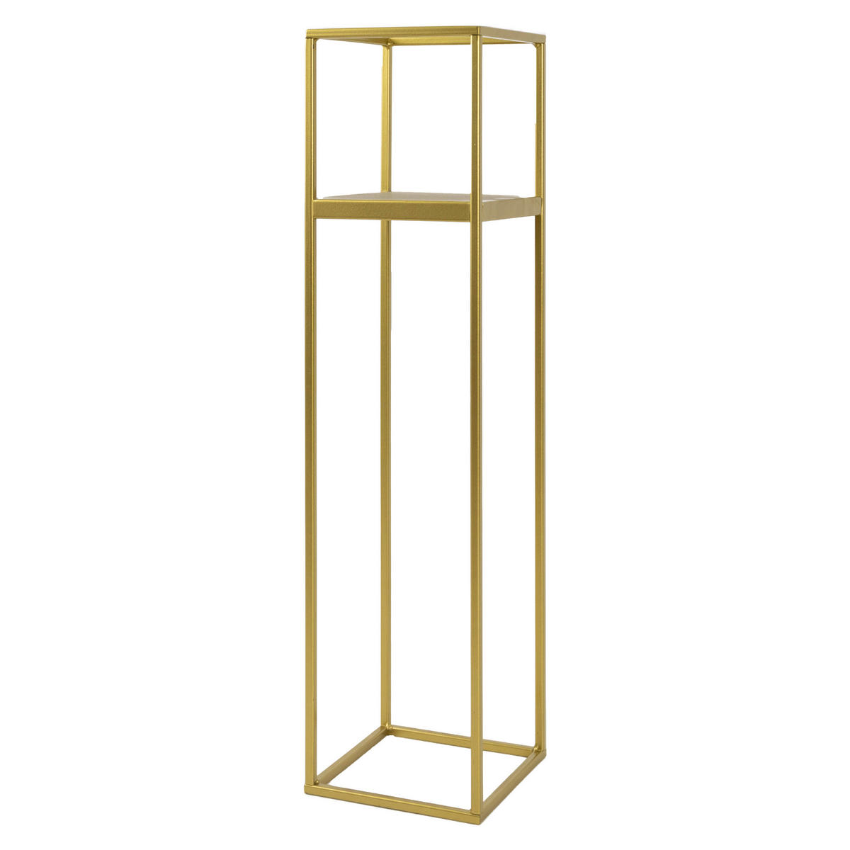 BLUMENSTÄNDER in Metall  - Goldfarben, Basics, Metall (19/77/19cm)