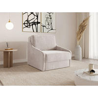 SCHLAFSESSEL FLY 80 Beige  inkl.  - Beige/Schwarz, Design, Kunststoff/Textil (96/86/115cm) - MID.YOU