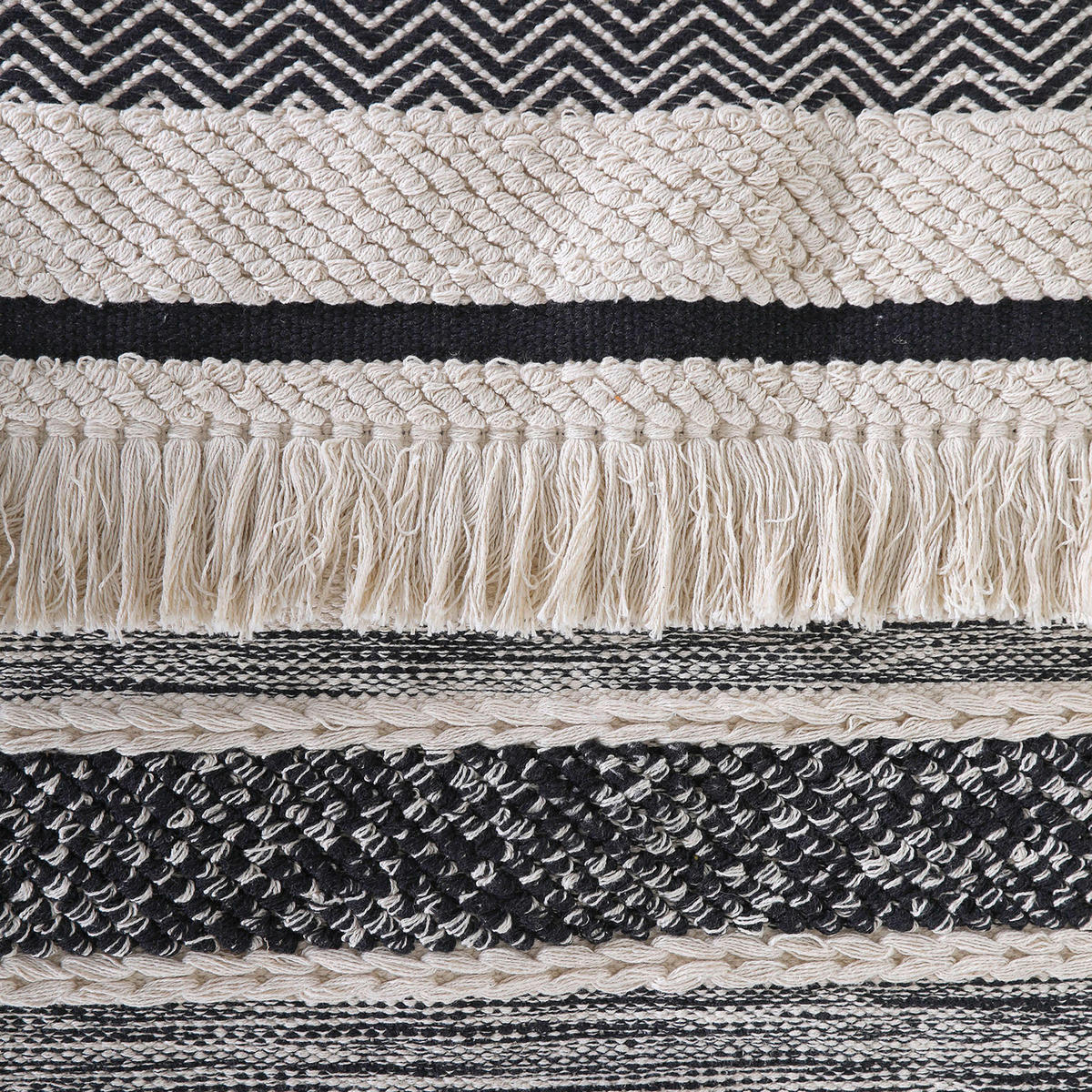 TEPPICH 230/160 cm Grau, Schwarz, Hellgrau, Beige  - Beige/Hellgrau, Trend, Textil (230/160cm)