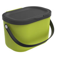 VEDIERKO NA KOMPOST  3,2 l - zelená, Basics, plast (22,2/17,2/15cm) - Rotho