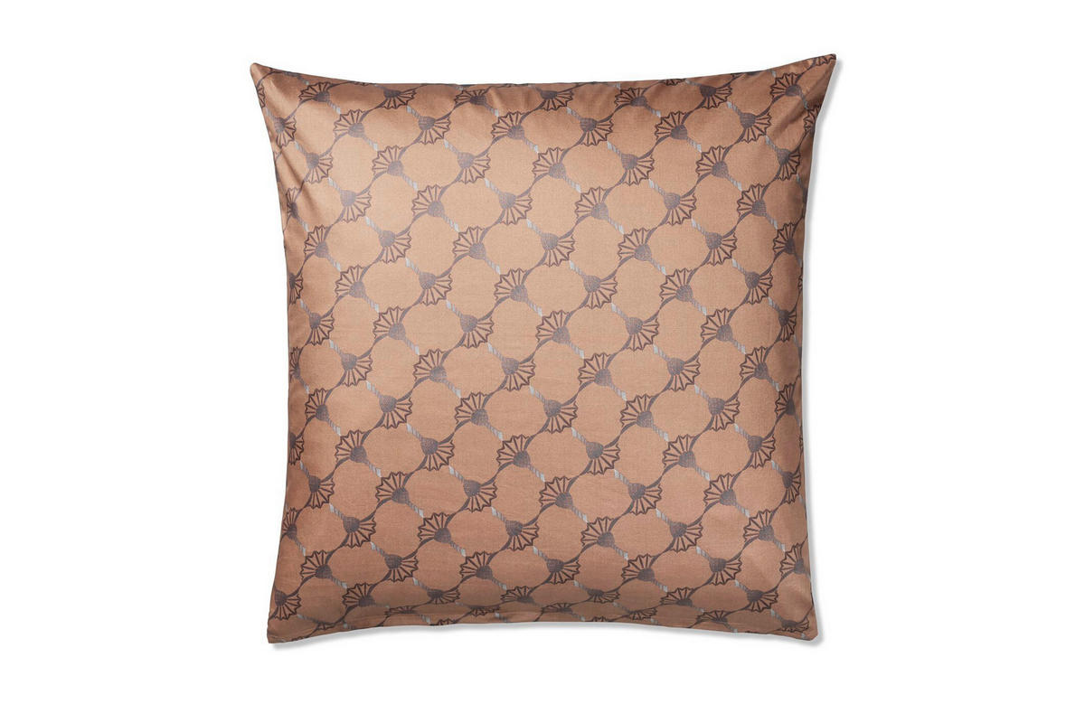 KOPFKISSENBEZUG Cornflower Double 80/80 cm  - Braun/Kupferfarben, Basics, Textil (80/80cm) - Joop!