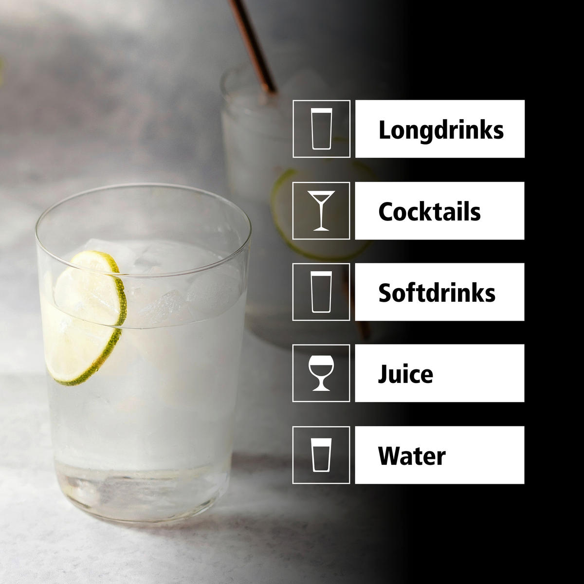 GLÄSERSET CIDRA  12-teilig  - Klar, Basics, Glas (9/12cm)