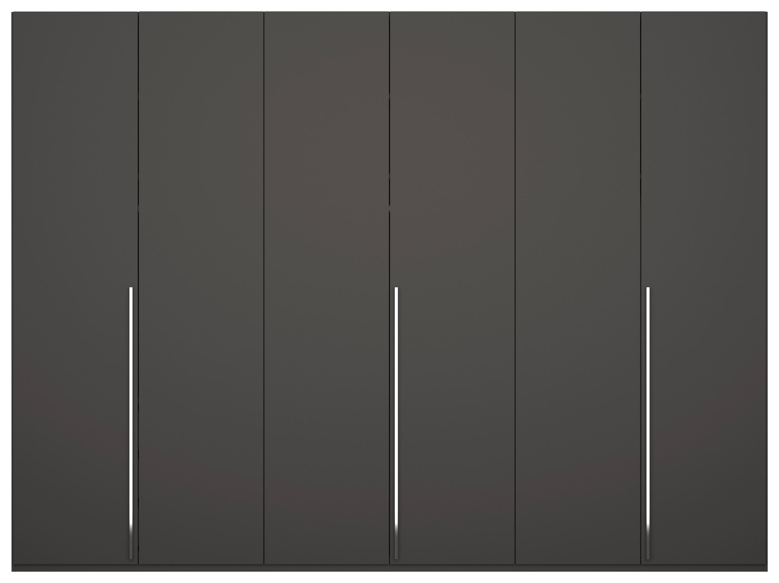 Thumbnail - home24 Drehtürenschrank, Graphit, Metall, 9 Fächer, 301x223x60 cm, Blauer Engel, Goldenes M, Made in Germany, Handmade i...