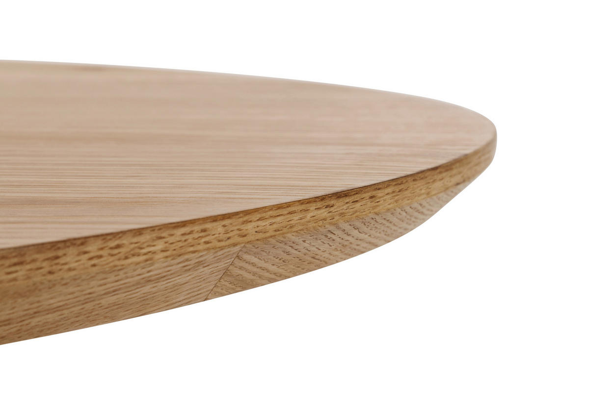 STOL ZA BLAGOVAONICU  prirodne boje  drvo, drvni materijal      - prirodne boje/crna, Moderno, drvni materijal/drvo (220/100/75,5cm) - MID.YOU