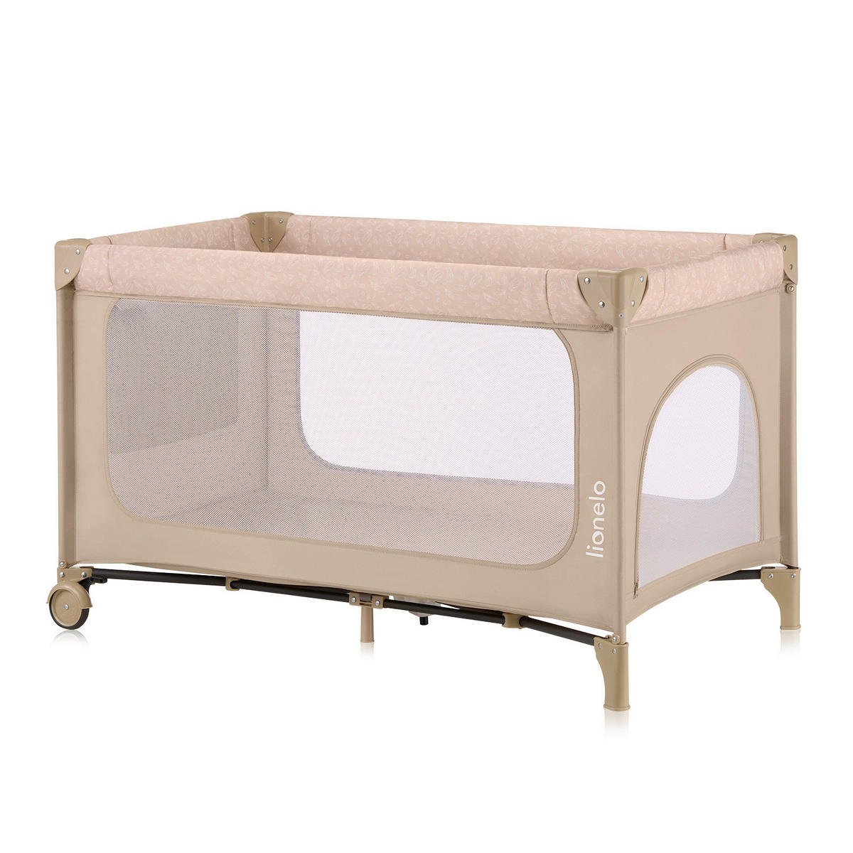 REISEBETT Jasmin Easy Fold Beige  - Beige, Basics, Kunststoff (123/67/74.9cm) - Lionelo