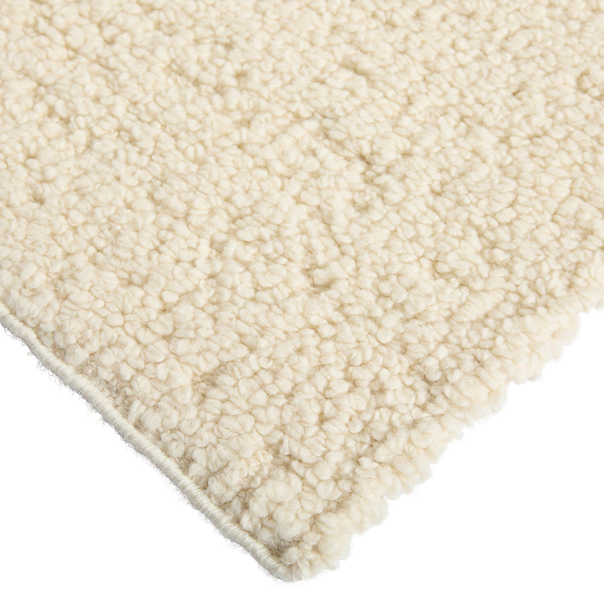 HANDWEBTEPPICH 70/130 cm Weiß  - Weiß, Natur, Textil (70/130cm) - Linea Natura