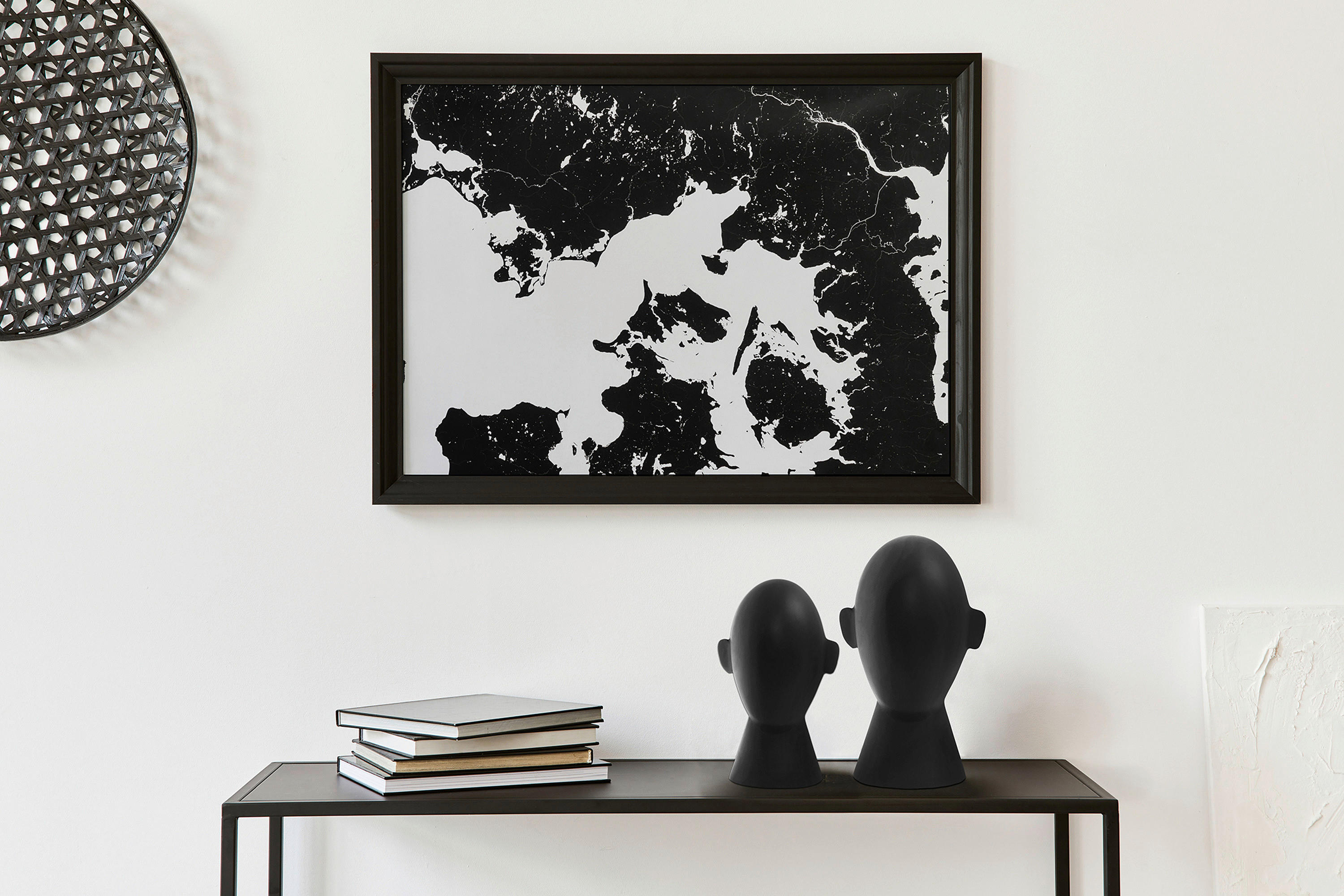 SKULPTUR - Schwarz, Trend, Metall (11/22/14cm) - Kayoom