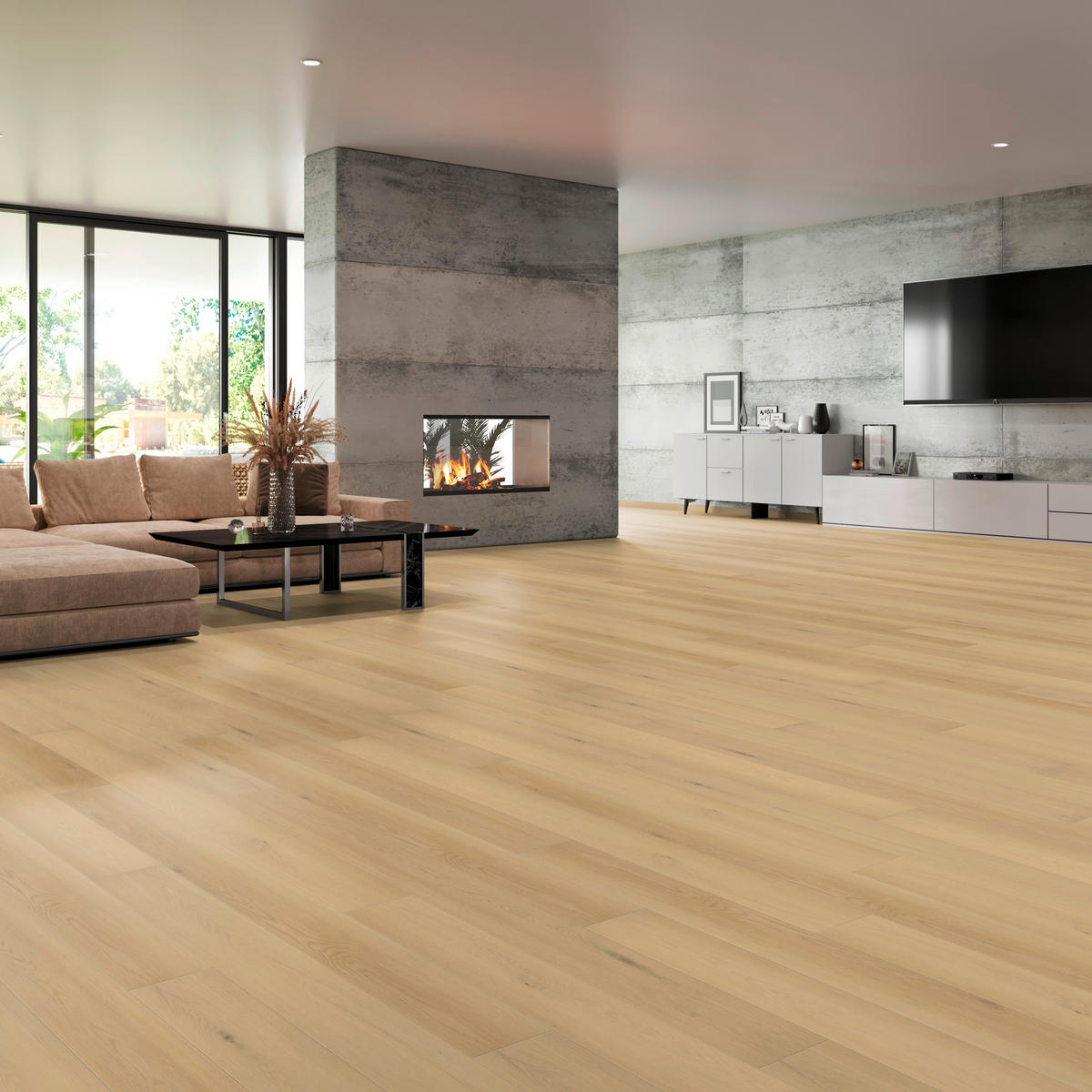 VINYLBODEN GRANDO Eiche Puna 100065101  per  m² - Eichefarben, Design, Holzwerkstoff (184/21,6/1cm) - Tilo