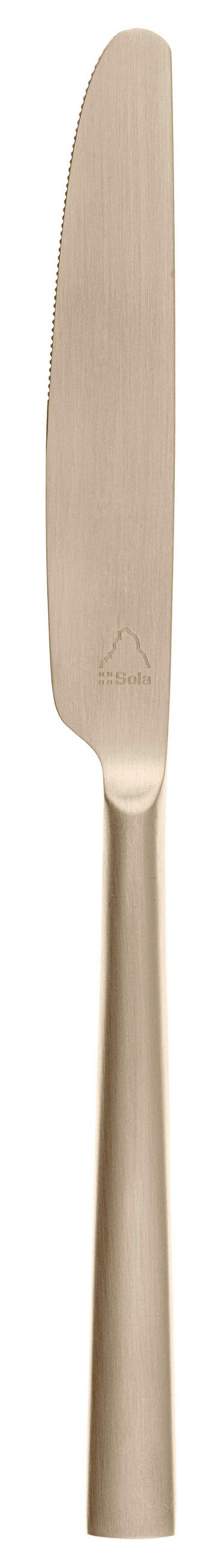 BESTECKSET 24-teilig   - Champagner, Basics, Metall - Sola