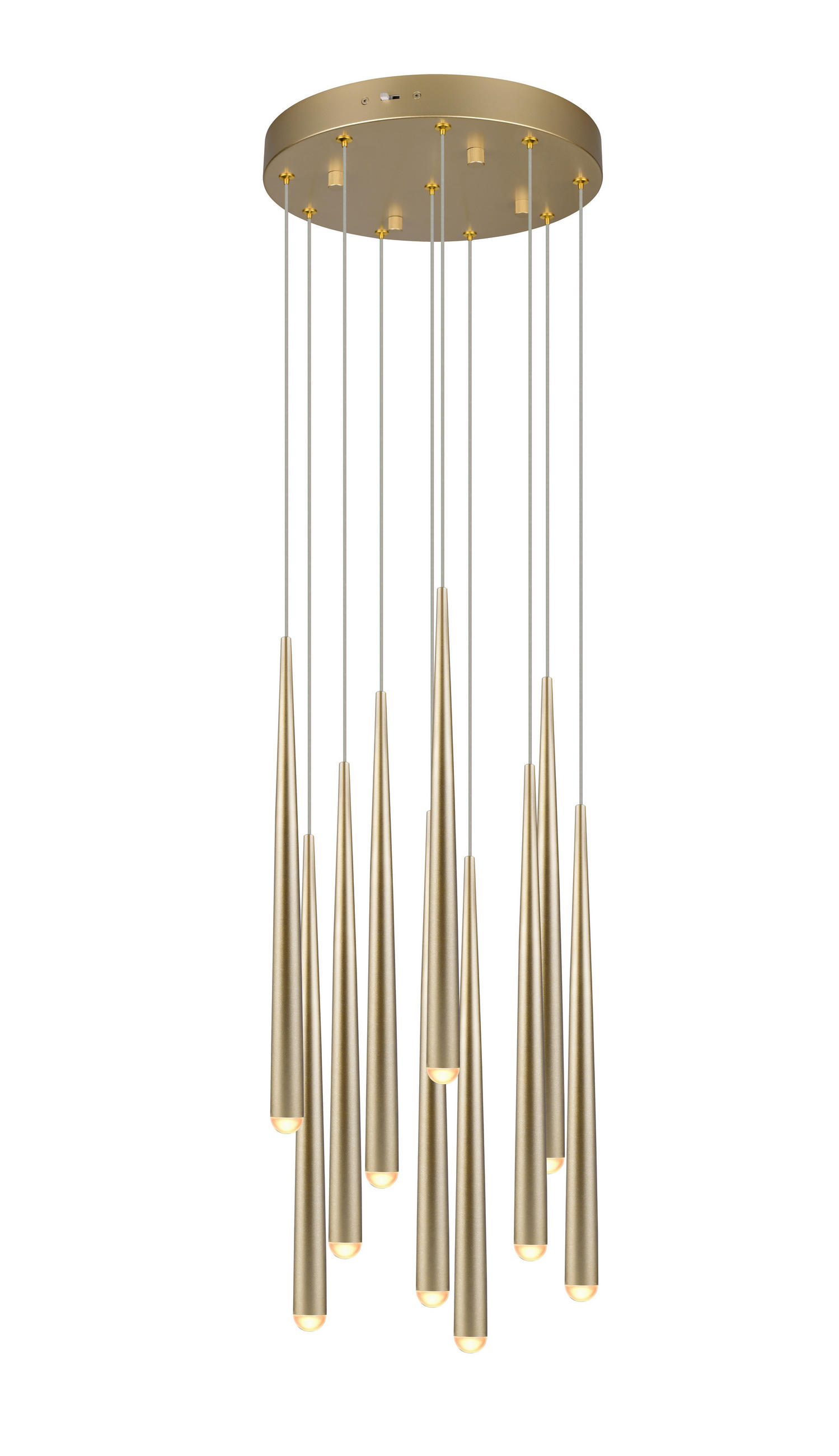 LED-HÄNGELEUCHTE 30/150 cm    - Goldfarben, Design, Metall (30/150cm) - Trio Leuchten