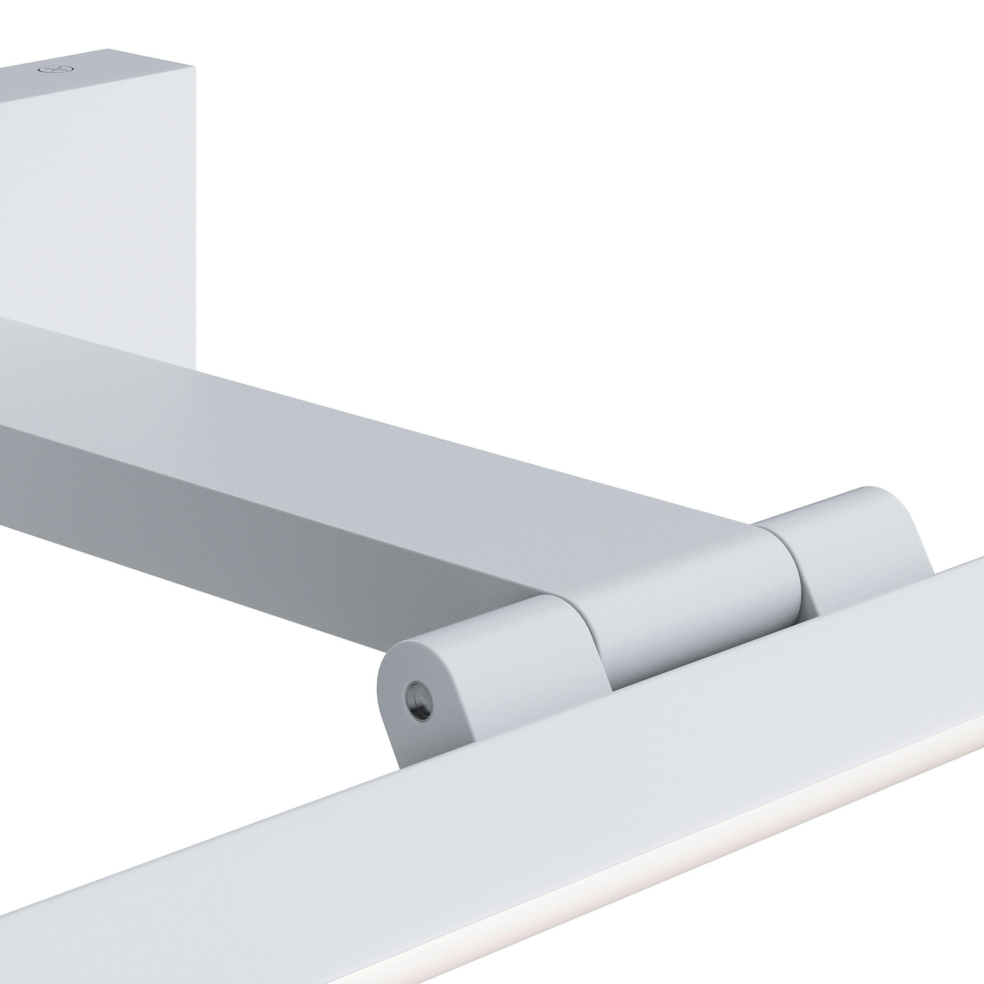 SPEGELLAMPA Mirror 49.5/5/20 cm   - vit, Trend, metall/plast (49.5/5/20cm) - MAYTONI