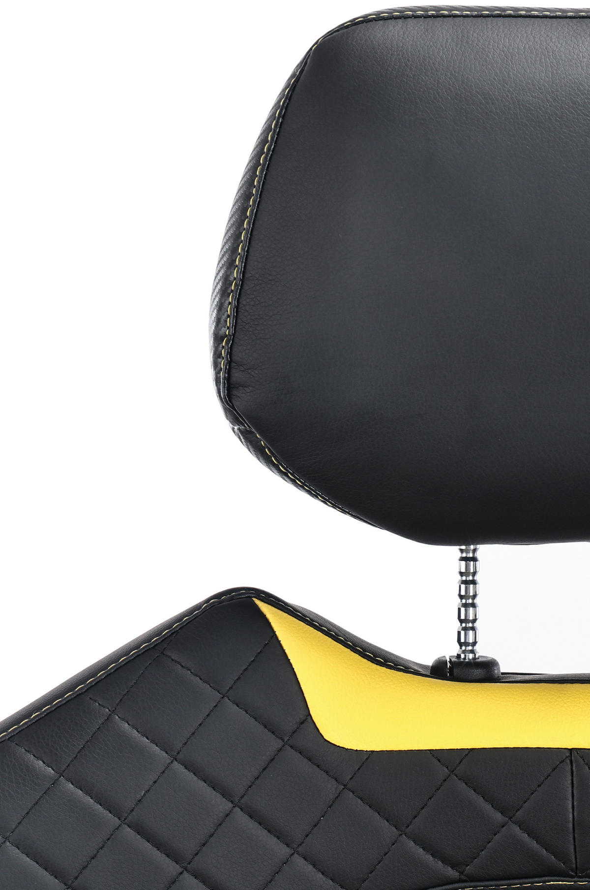 GEJMERSKA STOLICA  žuta, crna   - žuta/crna, Dizajnerski, metal/tekstil (68/119,5-129/64cm) - Novel