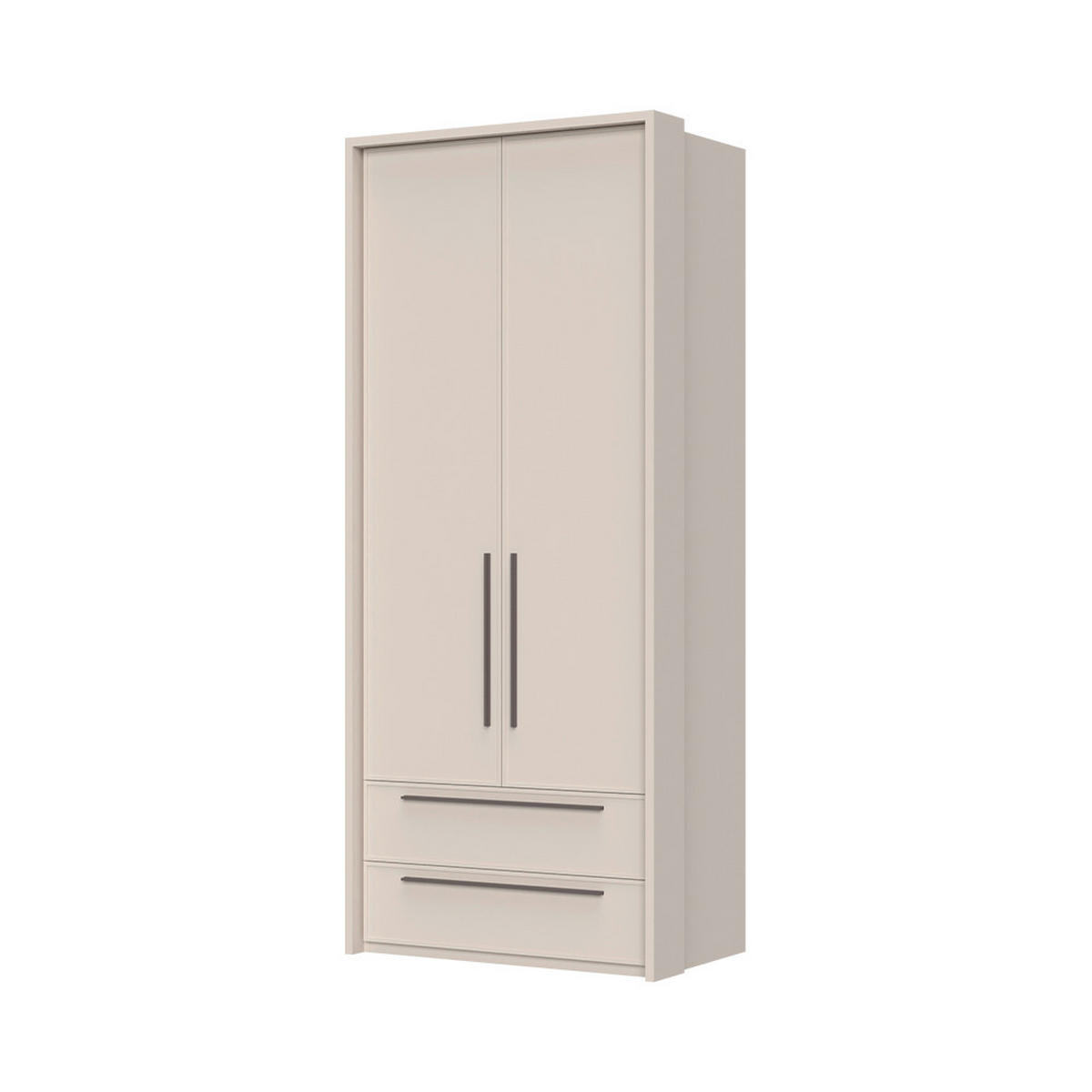 ORMAR SA KLASIČNIM VRATIMA kašmir  97/226/60 cm  - kašmir, Dizajnerski, metal/pločasti materijal (97/226/60cm)
