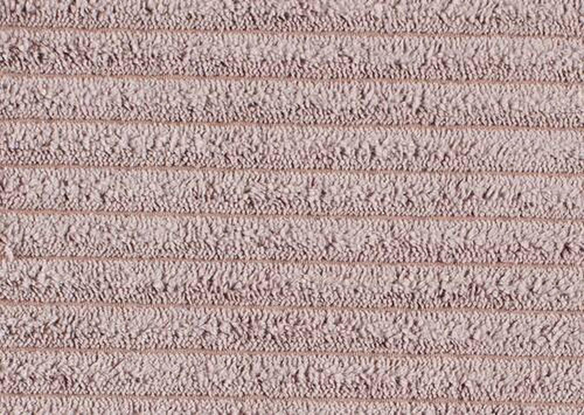 POLSTERBETT 180/200 cm  in Altrosa  - Schwarz/Altrosa, Design, Textil/Metall (180/200cm) - Lomoco
