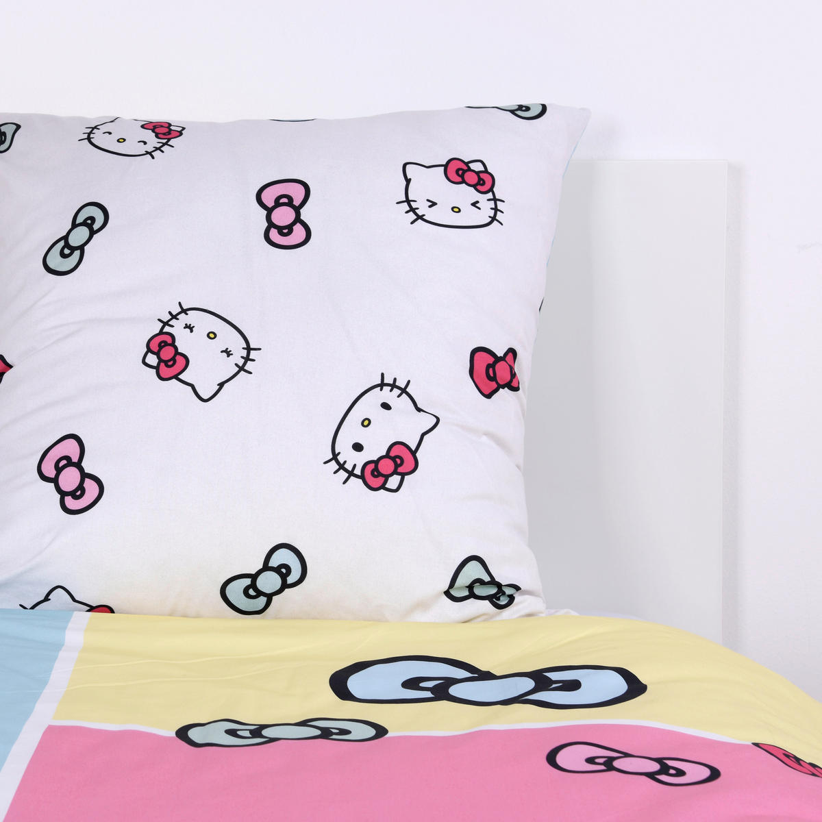 JUGENDBETTWÄSCHE 135/200 cm  - Pink/Hellgelb, Basics, Textil (135/200cm) - Herding