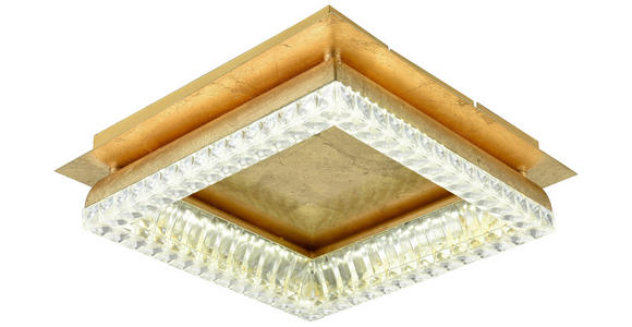 LED-Deckenleuchte Ariana - Goldfarben, ROMANTIK / LANDHAUS, Kunststoff/Metall (35/10,5cm) - James Wood
