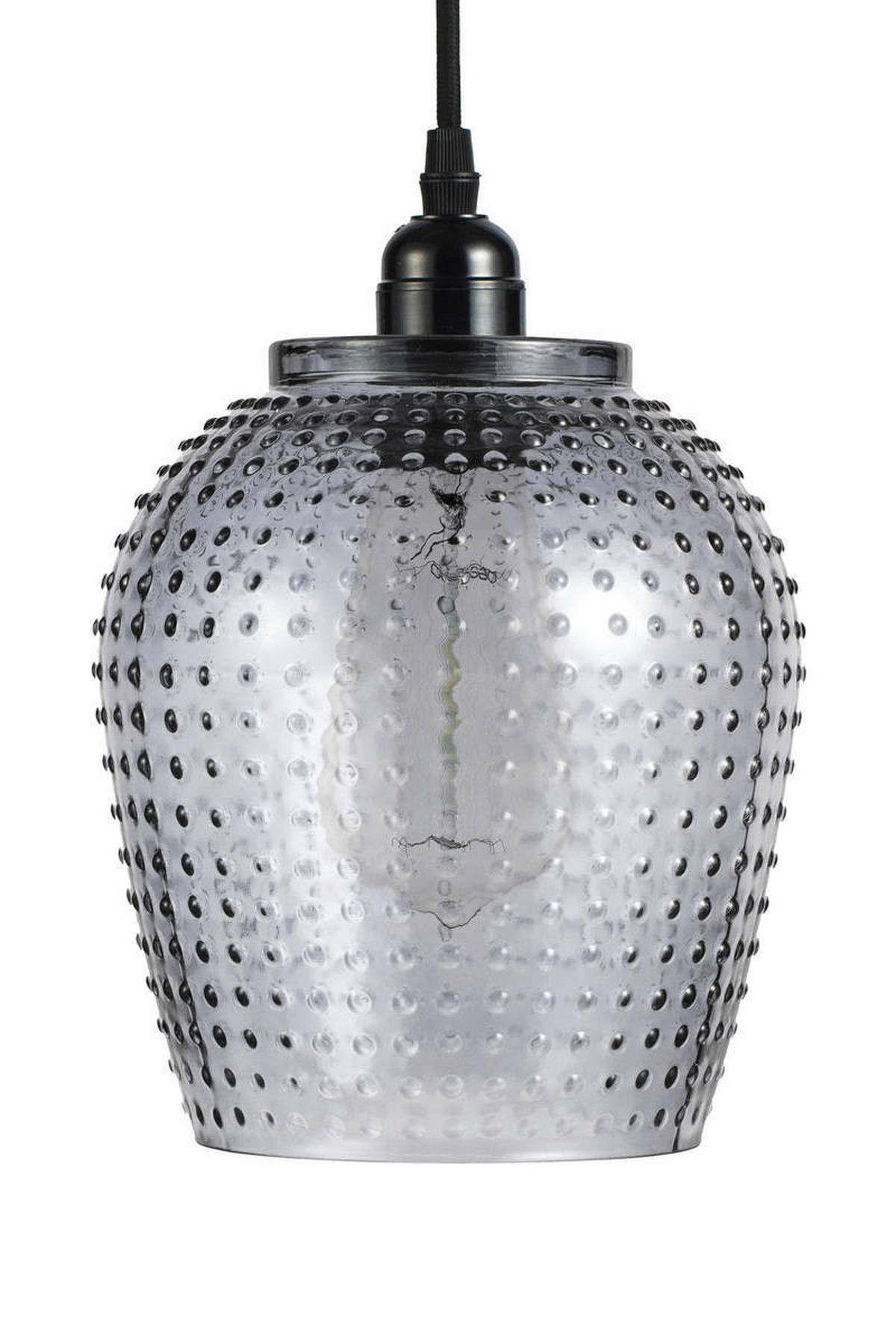 HÄNGELEUCHTE  18/27/18 cm   - Grau, Trend, Glas (18/27/18cm) - Kayoom