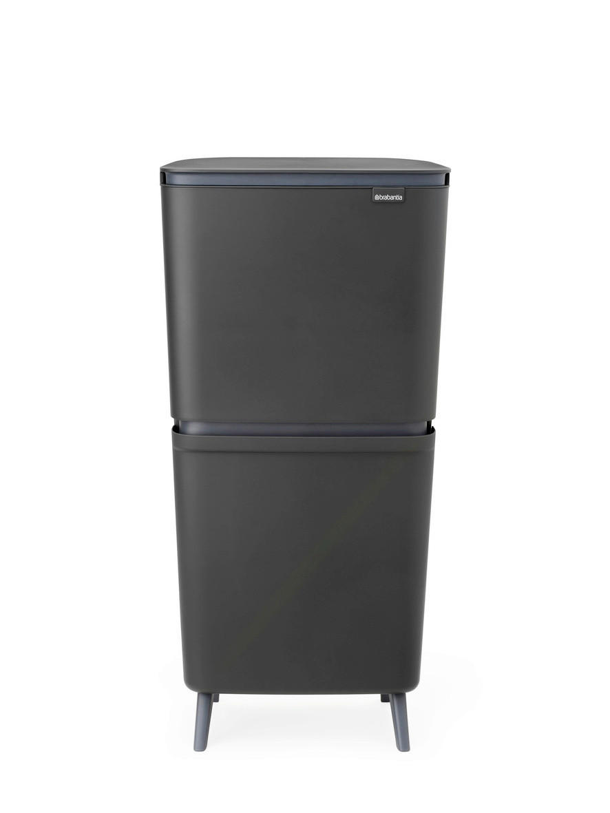 ODPADKOVÝ KÔŠ, 20+25 l - tmavosivá, Basics, plast (28/88,3/41,9cm) - Brabantia