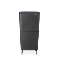 ODPADKOVÝ KÔŠ, 20+25 l - tmavosivá, Basics, plast (28/88,3/41,9cm) - Brabantia