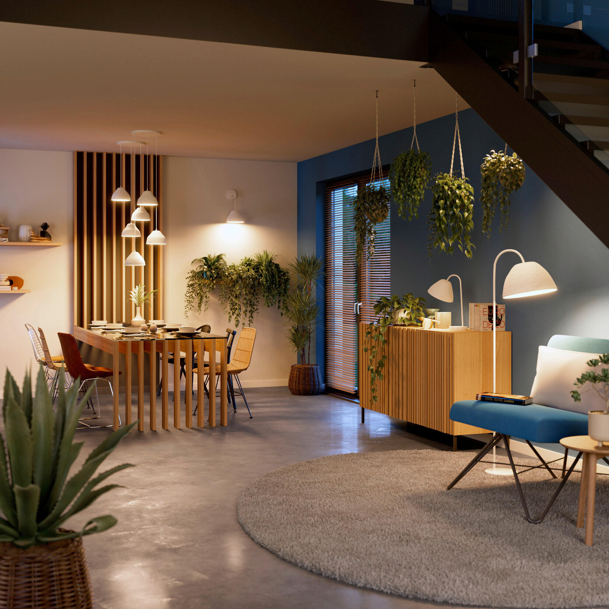 HÄNGELEUCHTE 37.5/169 cm  - Weiß, Design, Papier/Metall (37.5/169cm) - Osram