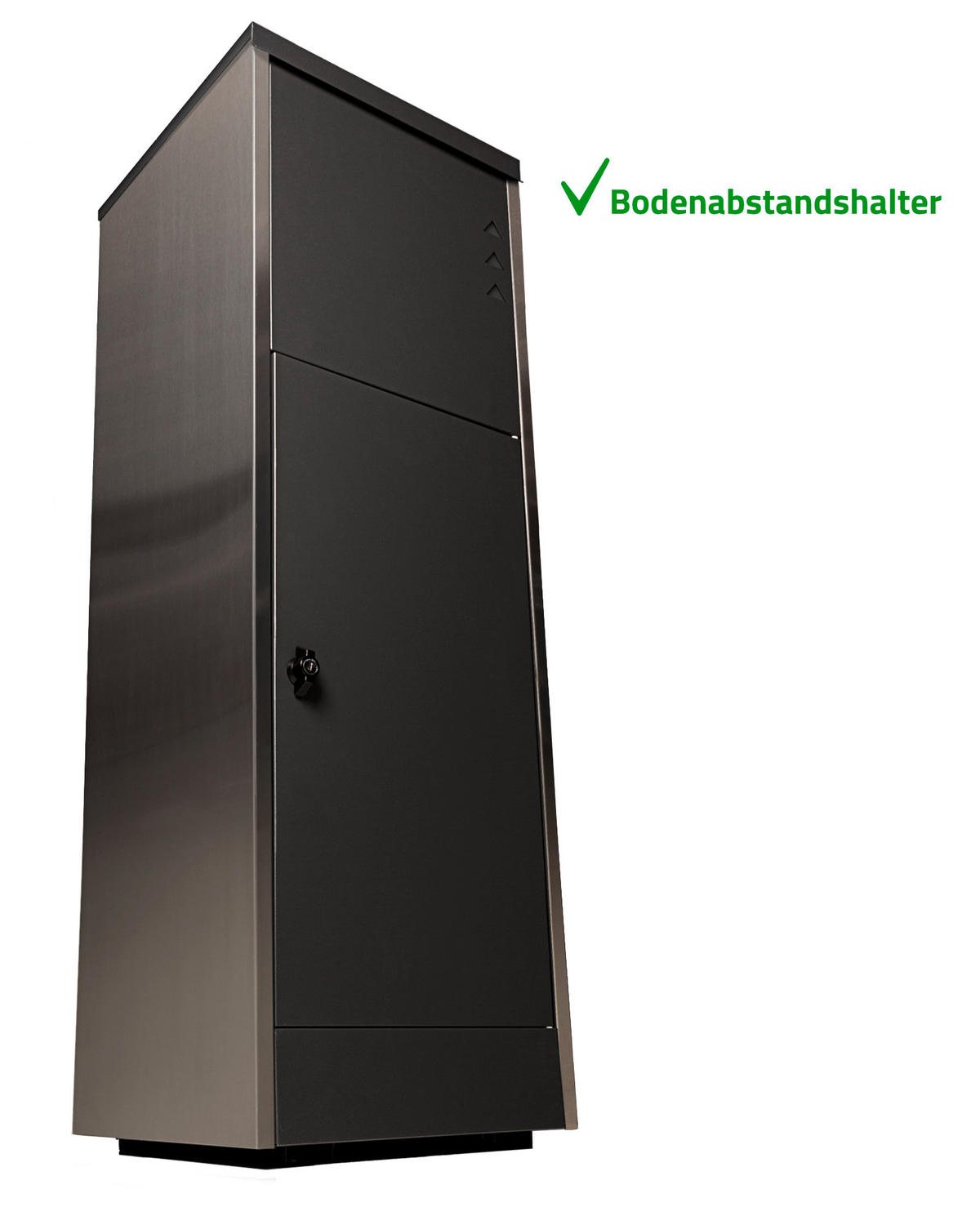 PAKETBOX 39,5/118,5/38,5 cm  - Schwarz, Basics, Metall (39,5/118,5/38,5cm)