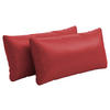 NIERENKISSEN  - Rot, Konventionell, Leder (65/25cm) - Sit & More