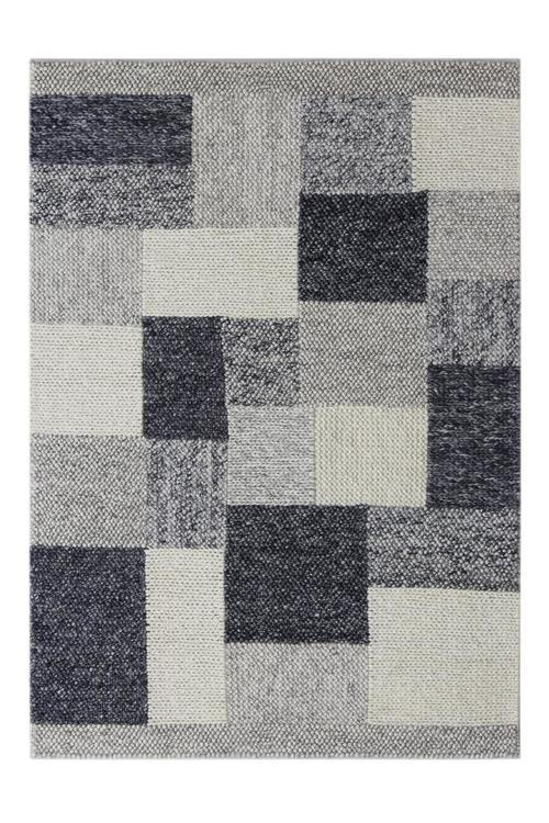 HANDWEBETEPPICH Nordic 130/190 cm Nordic  - Grau, Natur, Textil (130/190cm) - Linea Natura