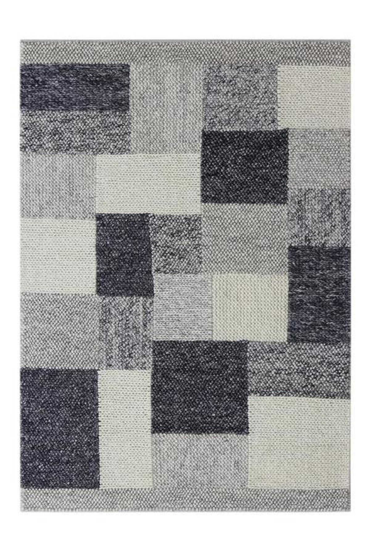 HANDWEBETEPPICH Nordic 130/190 cm Nordic  - Grau, Natur, Textil (130/190cm) - Linea Natura